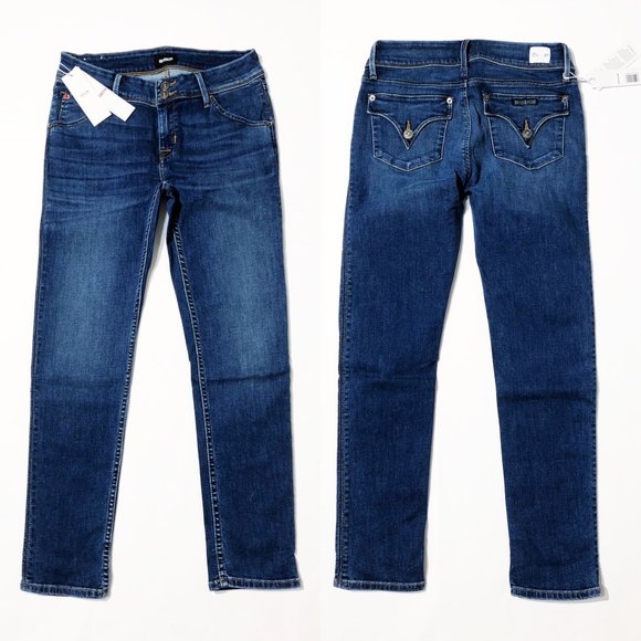 HUDSON Collin Crop Stretchy Skinny Bastille Jeans - Picture 6 of 11